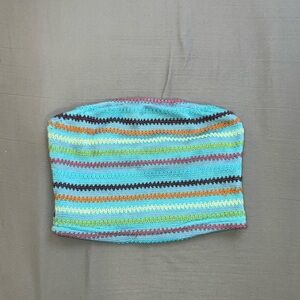 Striped tube top